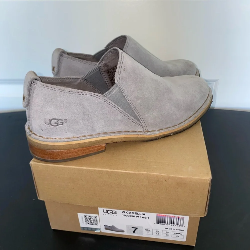 UGG Women’s Gray Slip-On Shoes - Picture 1 of 6
